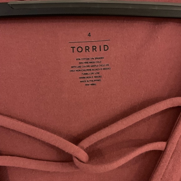 Torrid Pink Tunic tee - Picture 2 of 4